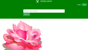 openclipart圖庫：rose-資源代表圖