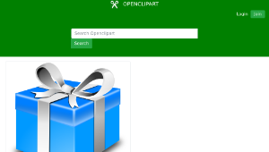 openclipart圖庫：Present Blue Pack-資源代表圖