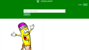 openclipart圖庫：Happy pencil-資源代表圖