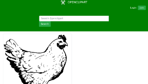 openclipart圖庫：chicken-資源代表圖