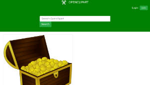 openclipart圖庫：Treasure Chest-資源代表圖