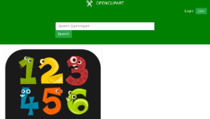 openclipart圖庫：Number Animals-資源代表圖