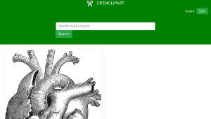 openclipart圖庫：Anatomical Heart-資源代表圖