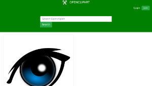 openclipart圖庫：cartoon eye-資源代表圖