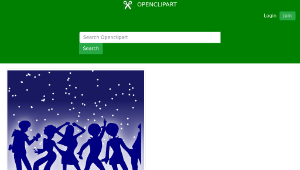 openclipart圖庫：Disco Dancers-資源代表圖