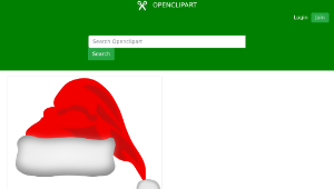 openclipart圖庫：Santa Claus hat-資源代表圖