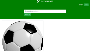 openclipart圖庫：football / soccer ball-資源代表圖