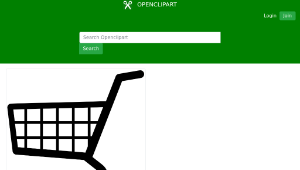 openclipart圖庫：shopping cart-資源代表圖
