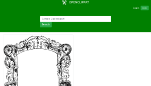 openclipart圖庫：Wild Ornate Frame: Over Drive!-資源代表圖