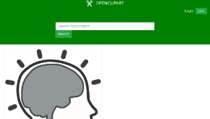 openclipart圖庫：Brain activity – Métacognition-資源代表圖