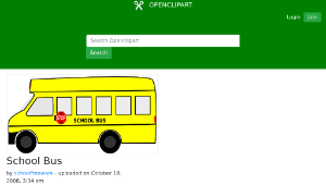 openclipart圖庫：School Bus-資源代表圖
