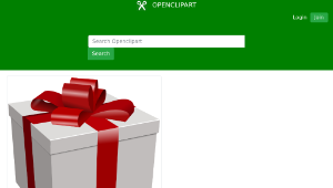 openclipart圖庫：Gift box-資源代表圖