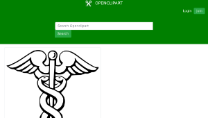 openclipart圖庫：Caduceus-資源代表圖
