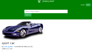 openclipart圖庫：sport car-資源代表圖