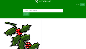 openclipart圖庫：holly-資源代表圖