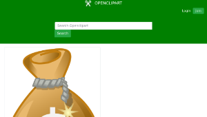 openclipart圖庫：money bag