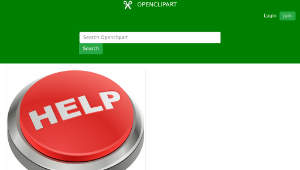 openclipart圖庫：Help button-資源代表圖