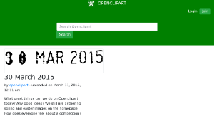 openclipart圖庫：30 March 2015
