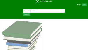 openclipart圖庫：Pile of Books-資源代表圖