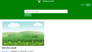 openclipart圖庫：landscape-資源代表圖