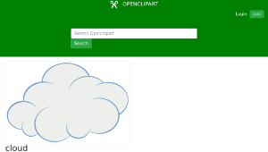 openclipart圖庫：cloud-資源代表圖