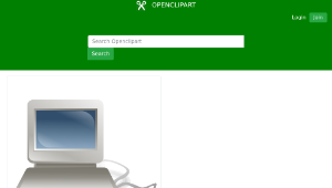 openclipart圖庫：Computer-資源代表圖