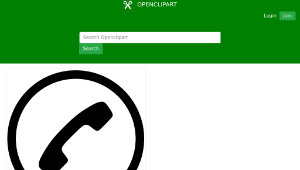 openclipart圖庫：Phone icon-資源代表圖