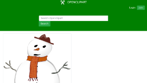 openclipart圖庫：Snowman-資源代表圖
