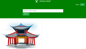 openclipart圖庫：Chinese Architecure-資源代表圖