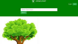 openclipart圖庫：Colorful Natural Tree-資源代表圖
