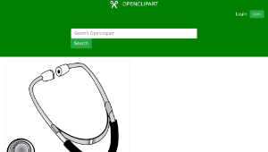 openclipart圖庫：stethoscope