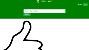openclipart圖庫：Thumbs Up