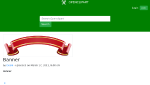 openclipart圖庫：Banner-資源代表圖