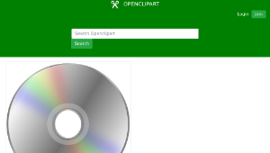 openclipart圖庫：CD / DVD-資源代表圖
