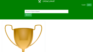 openclipart圖庫：Trophy-資源代表圖