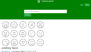 openclipart圖庫：smiley face-資源代表圖