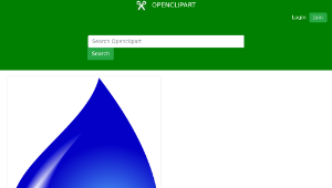 openclipart圖庫：water drop-資源代表圖