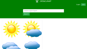 openclipart圖庫：weather symbols-資源代表圖