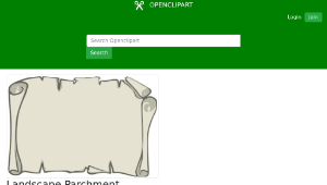 openclipart圖庫：Landscape Parchment Background-資源代表圖
