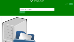 openclipart圖庫：file server-資源代表圖