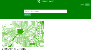 openclipart圖庫：Electronic Circuit-資源代表圖
