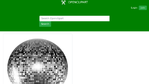 openclipart圖庫：disco ball-資源代表圖