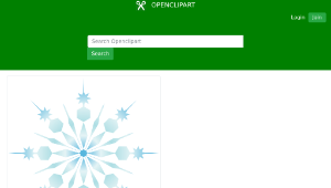 openclipart圖庫：snowflake-資源代表圖