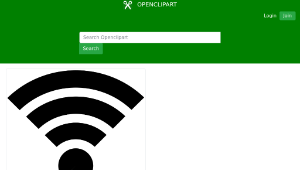 openclipart圖庫：WiFi icon-資源代表圖