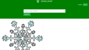 openclipart圖庫：snowflake-資源代表圖