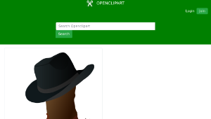 openclipart圖庫：Cowboy Boot and Hat-資源代表圖
