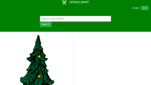 openclipart圖庫：Christmas tree-資源代表圖