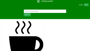 openclipart圖庫：Coffee cup icon-資源代表圖
