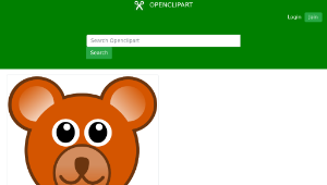 openclipart圖庫：funny teddy bear face brown-資源代表圖