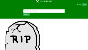 openclipart圖庫：RIP-資源代表圖